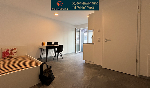 Furnished student apartment with "all-in" rent in Augsburg, new building