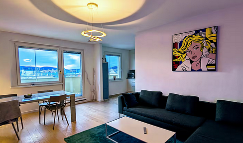 Dachgeschoß-Wohnung mit Terrasse und Fernblick über Wien (PROVISIONSFREI)
