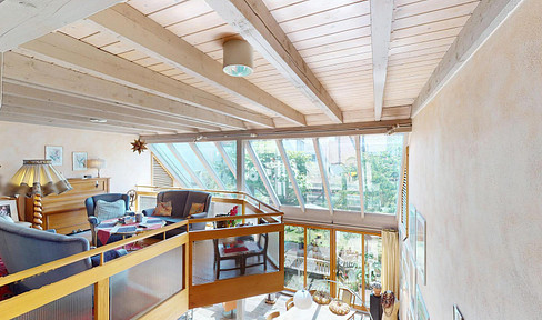 Light-flooded house with gallery, sauna and garden in Oberkochen - ideal for large families