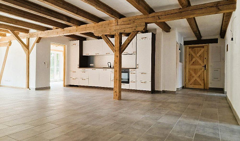 Apartment with balcony | The most sustainable property in Wolfsburg, built with clay, featuring solar panels for energy independence and app-based control.