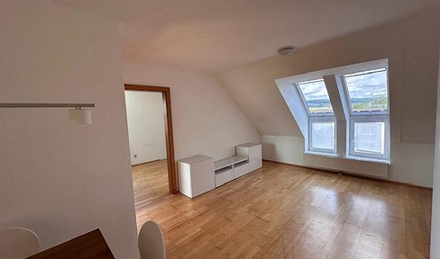 light-flooded attic apartment
