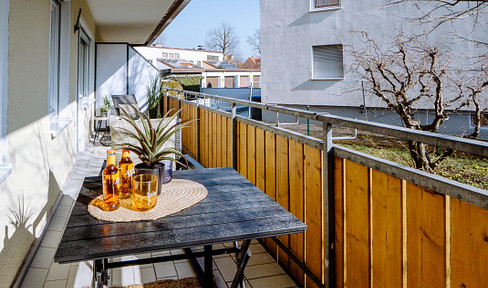 Sunny 3-room apartment on the ground floor in a pleasant residential area in Karlsfeld