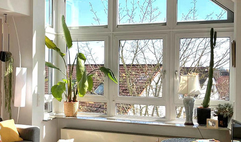 From private: Sunny maisonette apartment with views of the Swabian Alb