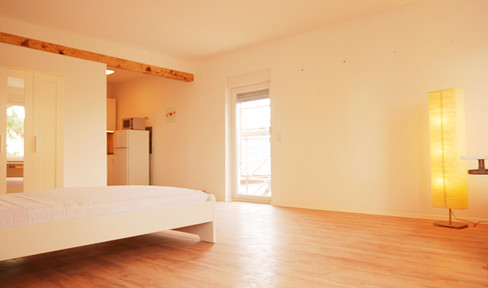 From private owner: furnished (optional) 1 ZKB, with EBK and parking space