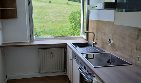 First occupancy after renovation - bright 3-room apartment with balcony and fitted kitchen