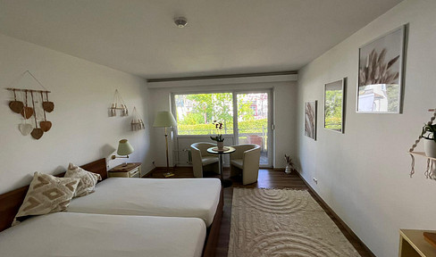 Furnished, bright ALL INCLUSIVE room incl. BALCONY for rent in Heiligenberg