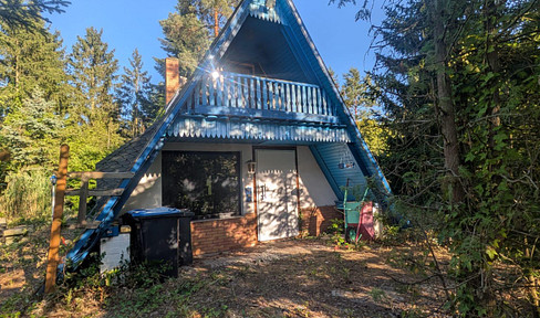 Find your peaceful retreat! Finnish-style cabin, with the option to build a main house. Price: €169,000.