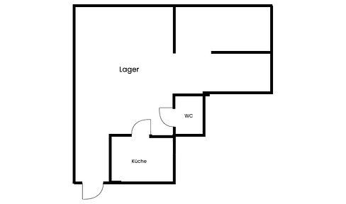 Spacious central storage unit with parking space