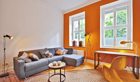 High-quality furnished apartment with direct garden access near Deutzer Freiheit