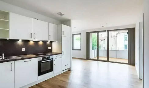 Cozy 3-room new-build apartment with balcony in a quiet inner courtyard
