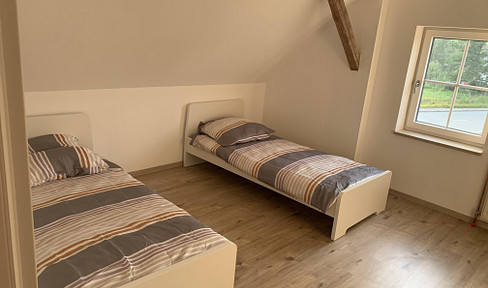 Letting of a renovated, furnished four-room apartment - ideal as accommodation for fitters