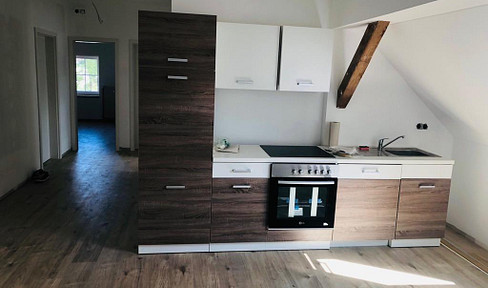 Letting of a renovated, furnished four-room apartment - ideal as accommodation for fitters