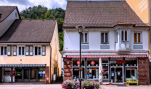 Our last 8% - top yield - each with private apartments & commercial unit