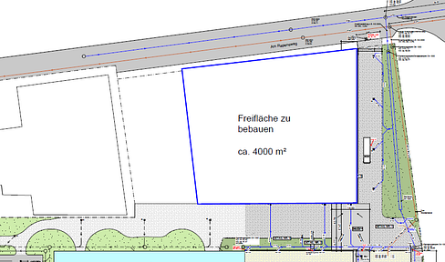 Industrial hall new building project