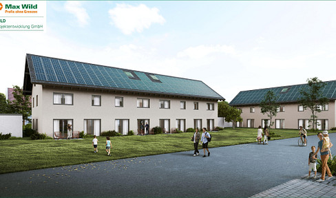 New-build KFW 40-QNG Plus mid-terraced house in the center of Dettingen