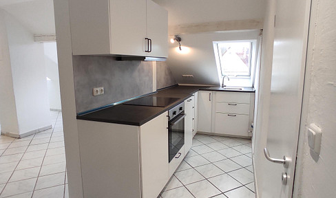 Beautiful 2-room attic apartment centrally located in Ansbach