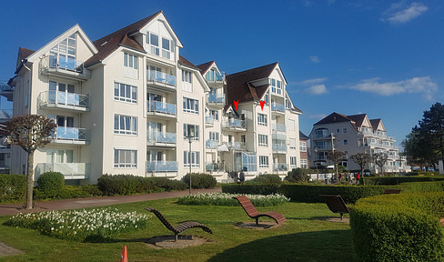 Fantastic vacation apartment in the popular Strandhotel in Laboe with fjord view incl. underground parking space