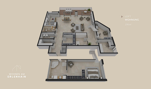 Unique loft above the rooftops of Waldkirchen - 278 m² of living luxury with far-reaching views!
