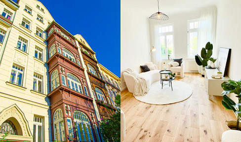 Bezugsfreies Zuhause - Herrlicher Altbau mit Balkon ins Grüne - frisch renoviert