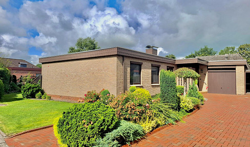Dreamlike living in a flat-roof bungalow on the Lower Weser