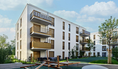 Unique location! 3-4 room garden apartment directly on the Lech