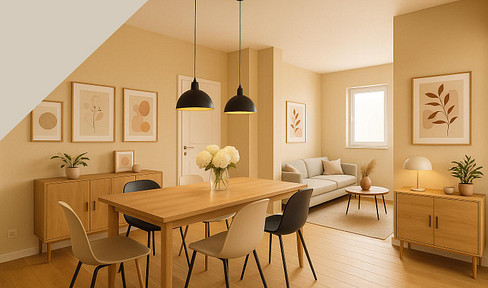 TOP LOCATION! well-kept attic apartment in a freshly renovated multi-family house - walking distance to the center