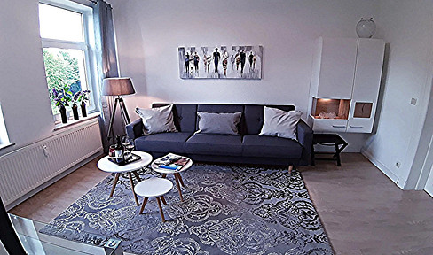Fully furnished 2-room apartment for rent with balcony in Hennigsdorf