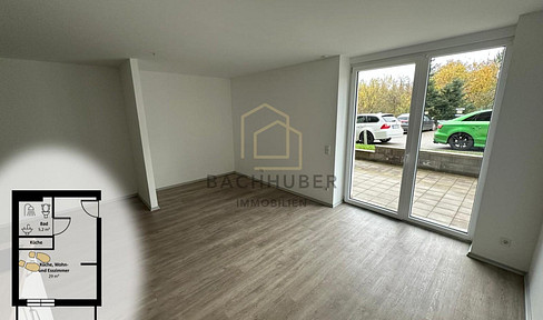 Moderne, barrierefreie 1-Zimmer-Wohnung mit Terrasse in Nabburg – ideal für jedes Alter