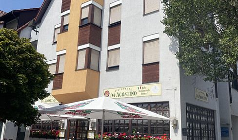 Exposed gastronomy property in Brühl - prime location at the Froschbrunnen fountain