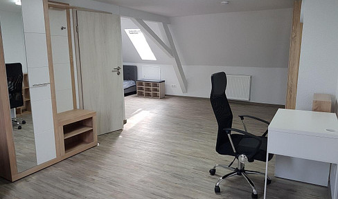 Furnished room in shared flat / rent 410€ / rent 140€ / near Europapark / highway