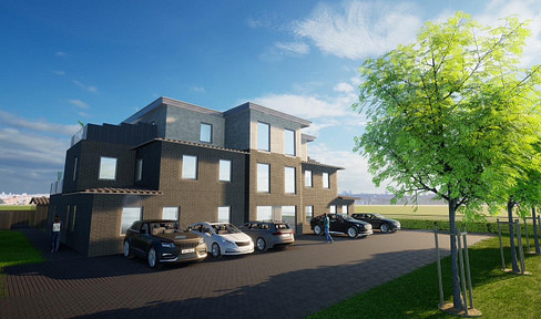 Ostfriesland Norden nahe Norddeich Wohnung in 8-Parteienhaus Neubau Stadtvilla