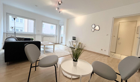 Möblierte 2 Zimmer Wohnung mit Balkon in bester City-Lage Maxfeld