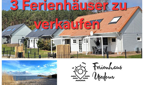 3 profitable semi-detached houses / vacation homes on the island of Usedom