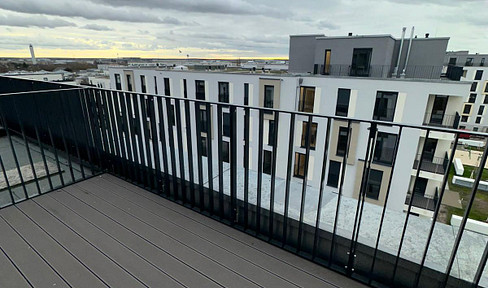 Penthouse apartment with roof terrace EBK and electric underground parking space