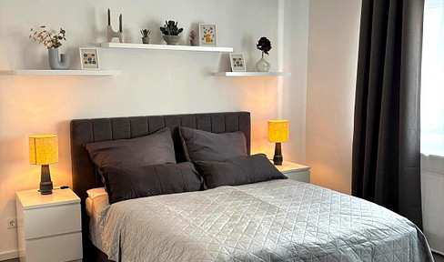 Furnished 2-room apartment with conservatory and terrace