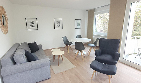 Furnished modernized 2 room apartment in central quiet location of Eißendorf