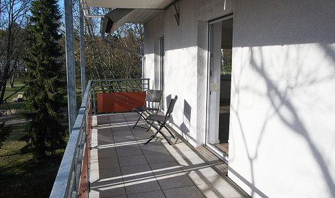 3-room apartment by the park with large balcony, parking space included