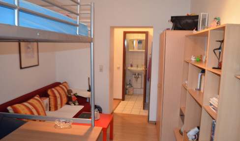 Beautiful, fully furnished one-room apartment, with separate kitchen and bathroom/WC