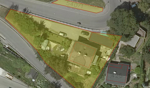 Thuringia building plot for sale from 400-1250 m2 in the center with a view - divisible!