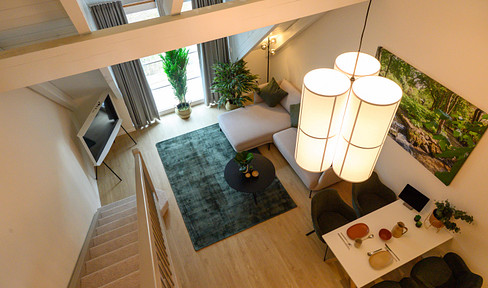 Möbliertes Wohnen im Grünen – 57 m² an der Würm mit Top-Anbindung | Premium Galerie Apartment