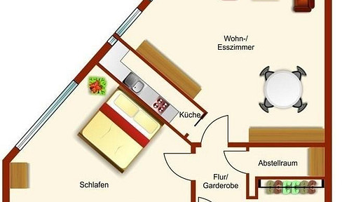 Sehr schöne und gut aufgeteilte renovierte 2,5 Zimmer Wohnung im Zentrum von Leonberg!