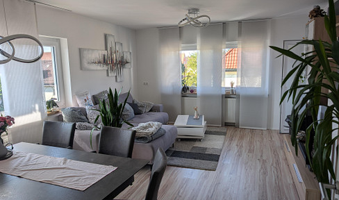 Helle und freundliche 3 Zimmer Wohnung mit Balkon und Garage