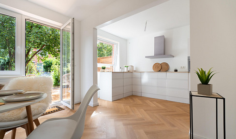 INQUIRY STOP! Free of commission: Your freshly renovated mid-terrace house near the Hanseviertel Lüneburg