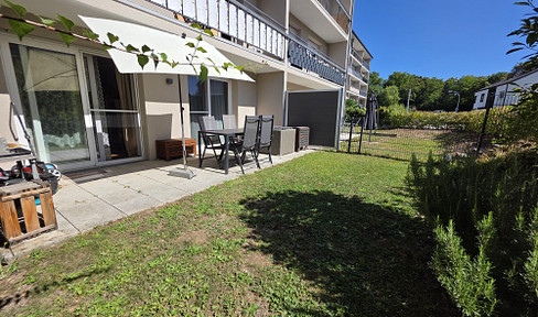 Commission-free 2-room apartment with garden and air conditioning
