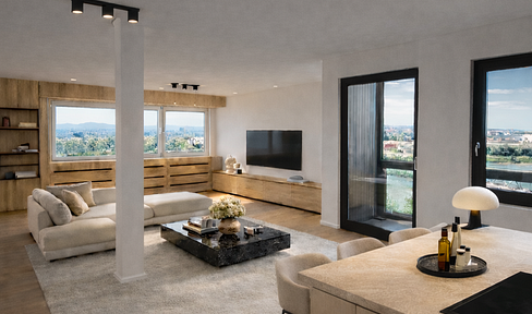 Best views in the Ortenau region, overlooking the Rhine promenade, the garden show grounds, and the Strasbourg Minster.