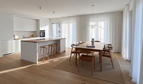 First occupancy – Modern, newly built 3-room apartment with balcony on the 1st floor.