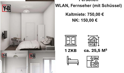 Fully furnished apartments in Ludwigshafen Friesenheim