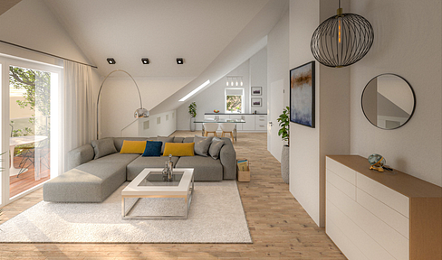Lichtdurchflutete Zwei-Zimmer Dachgeschosswohnung Ziegetsdorf