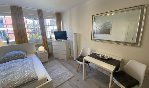Chic single apartment (furnished) near the urban quarter "le flair"