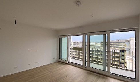 Lichtdurchflutete 2-Zimmer-Wohnung mit großem West-Balkon